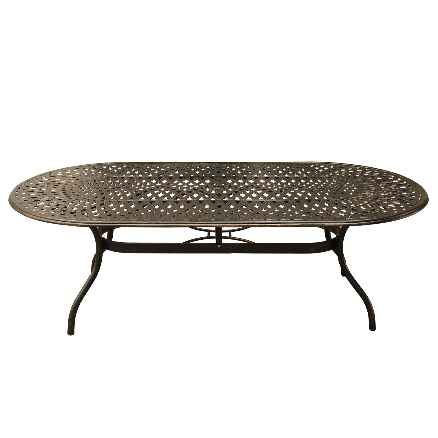 Sharicks Outdoor Large Oval Patio 9 pc Dining Set
