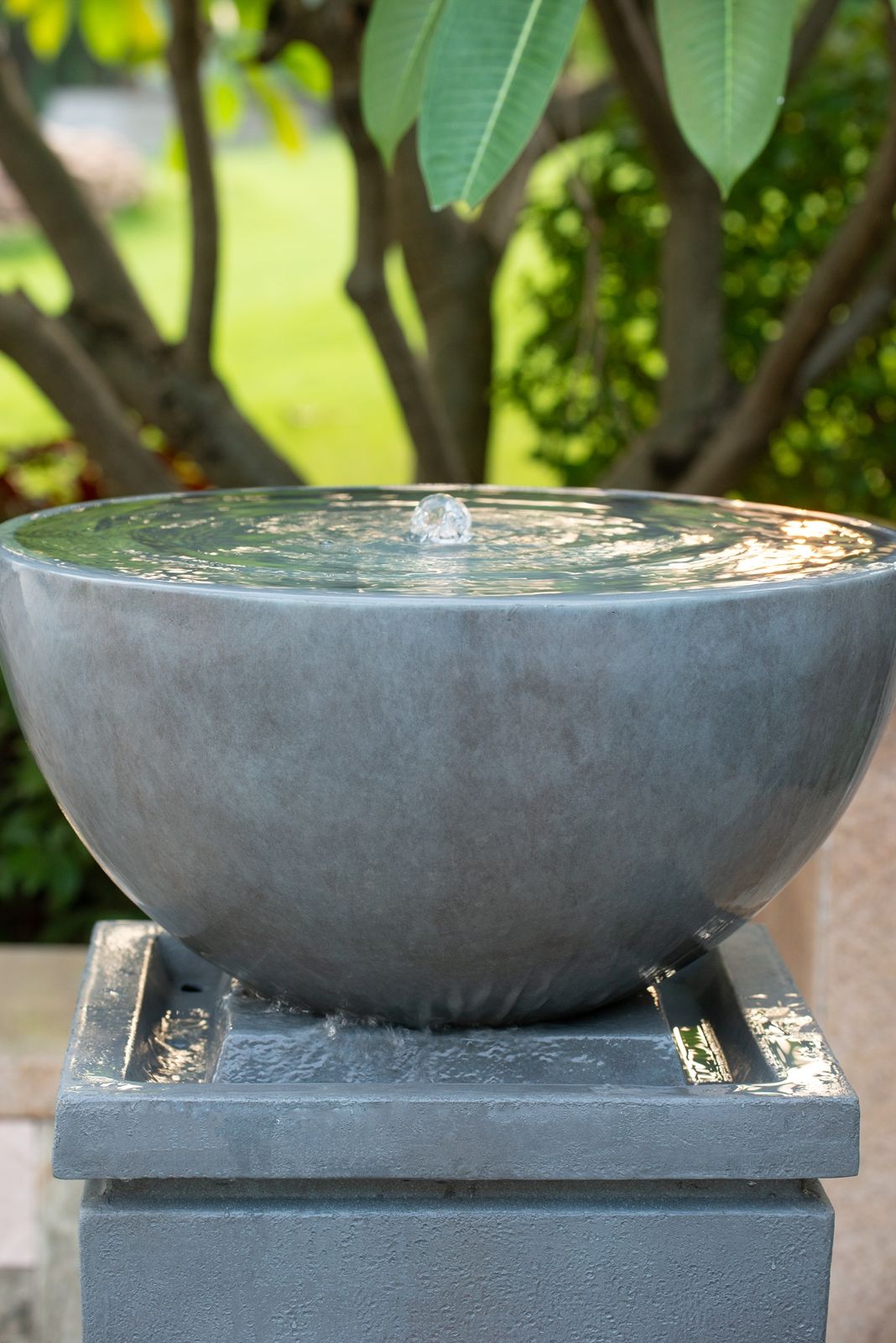 Zen Bowl Garden Water Fountain