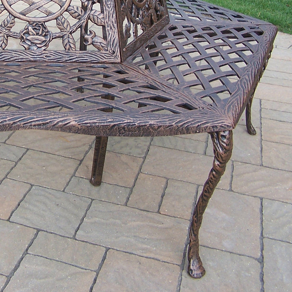 Sharicks Antique Bronze Rose Tree Bench