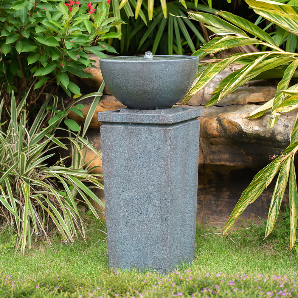 Zen Bowl Garden Water Fountain