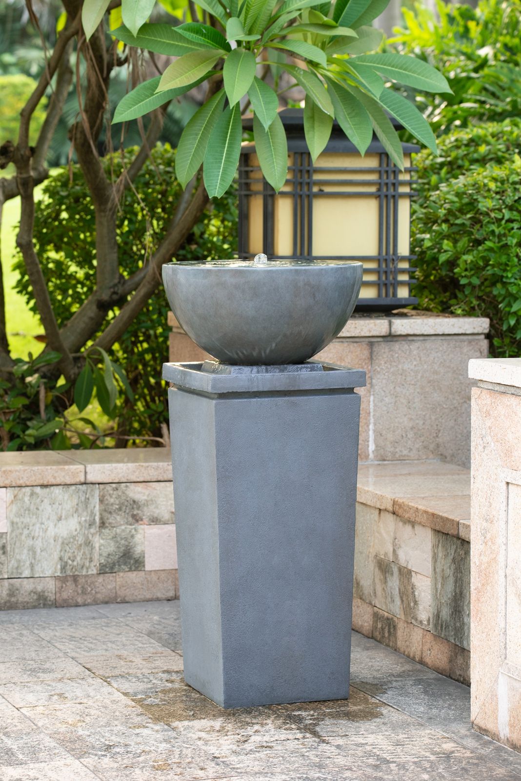 Zen Bowl Garden Water Fountain