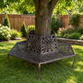 Sharicks Antique Bronze Rose Tree Bench