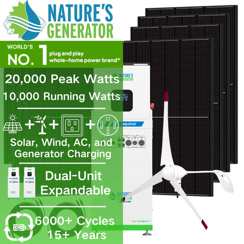 10K Solar and Wind Generator for Home