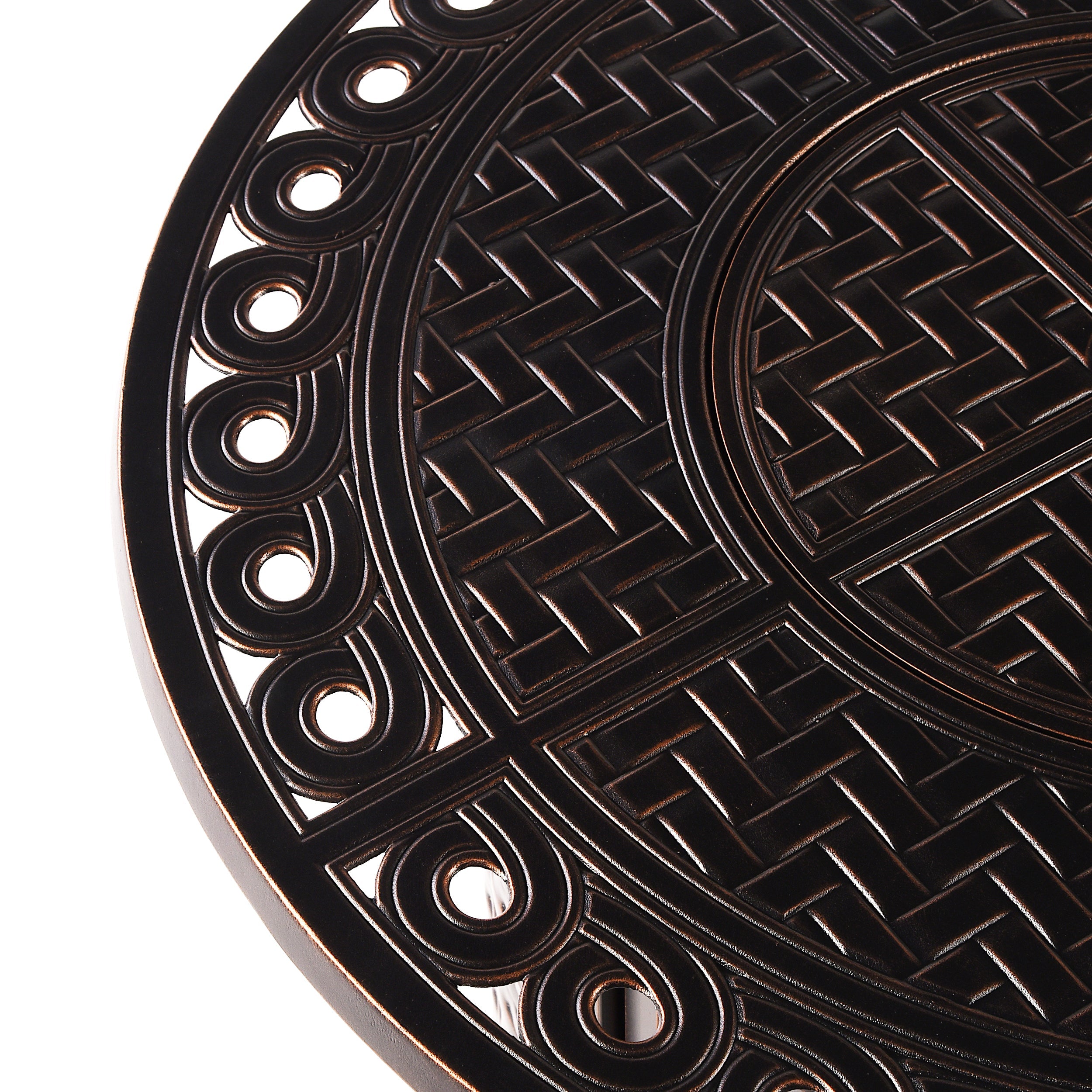 Sharicks 34-in Round Propane Fire Table