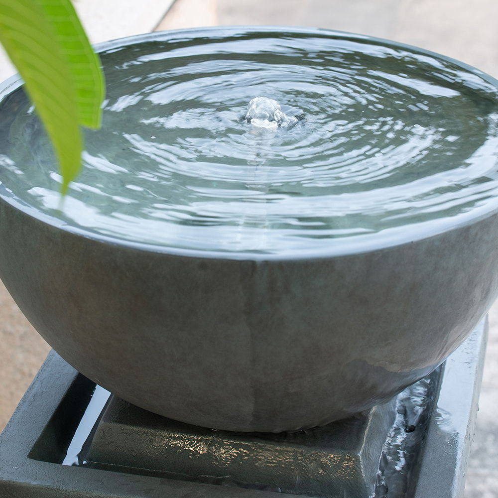 Zen Bowl Garden Water Fountain