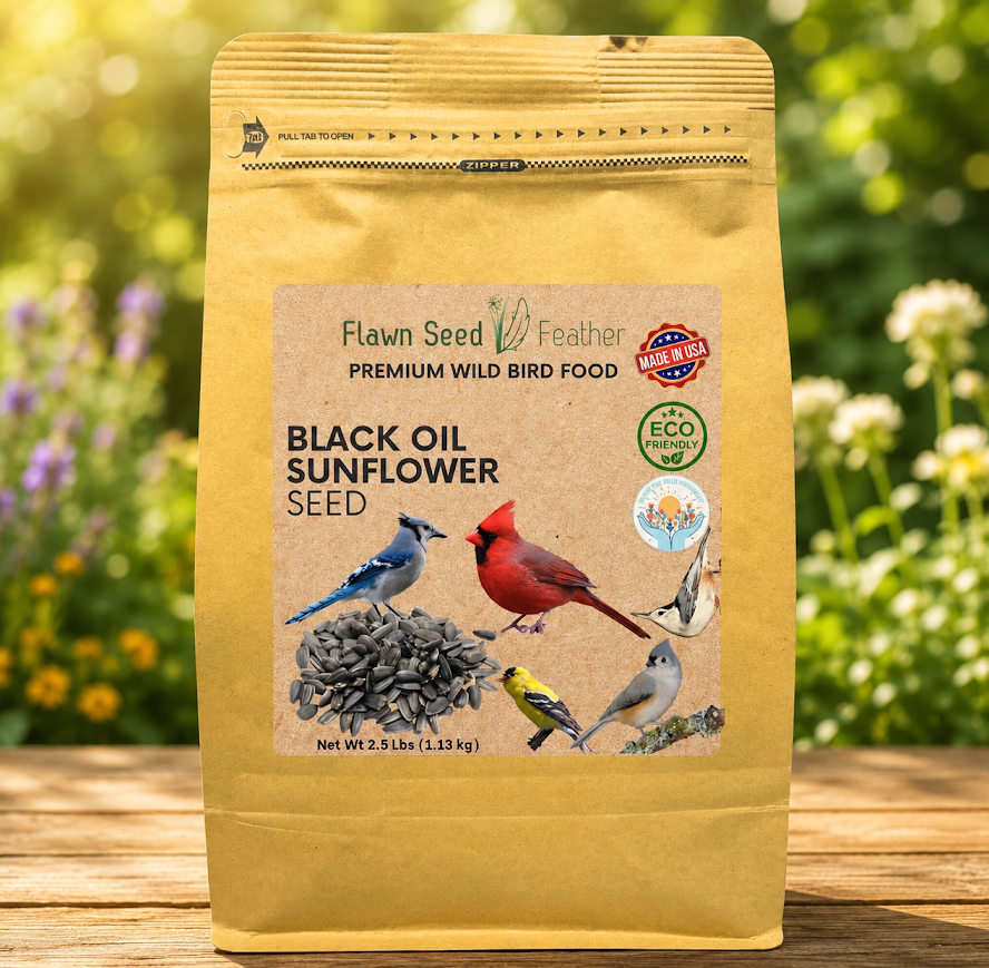 Premium Black Oil Sunflower Wild Bird Seed