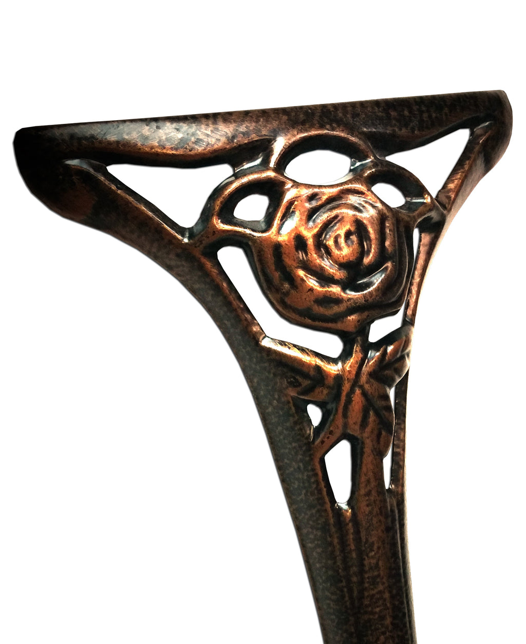 Sharicks Antique Bronze Patio Rose Bistro Set