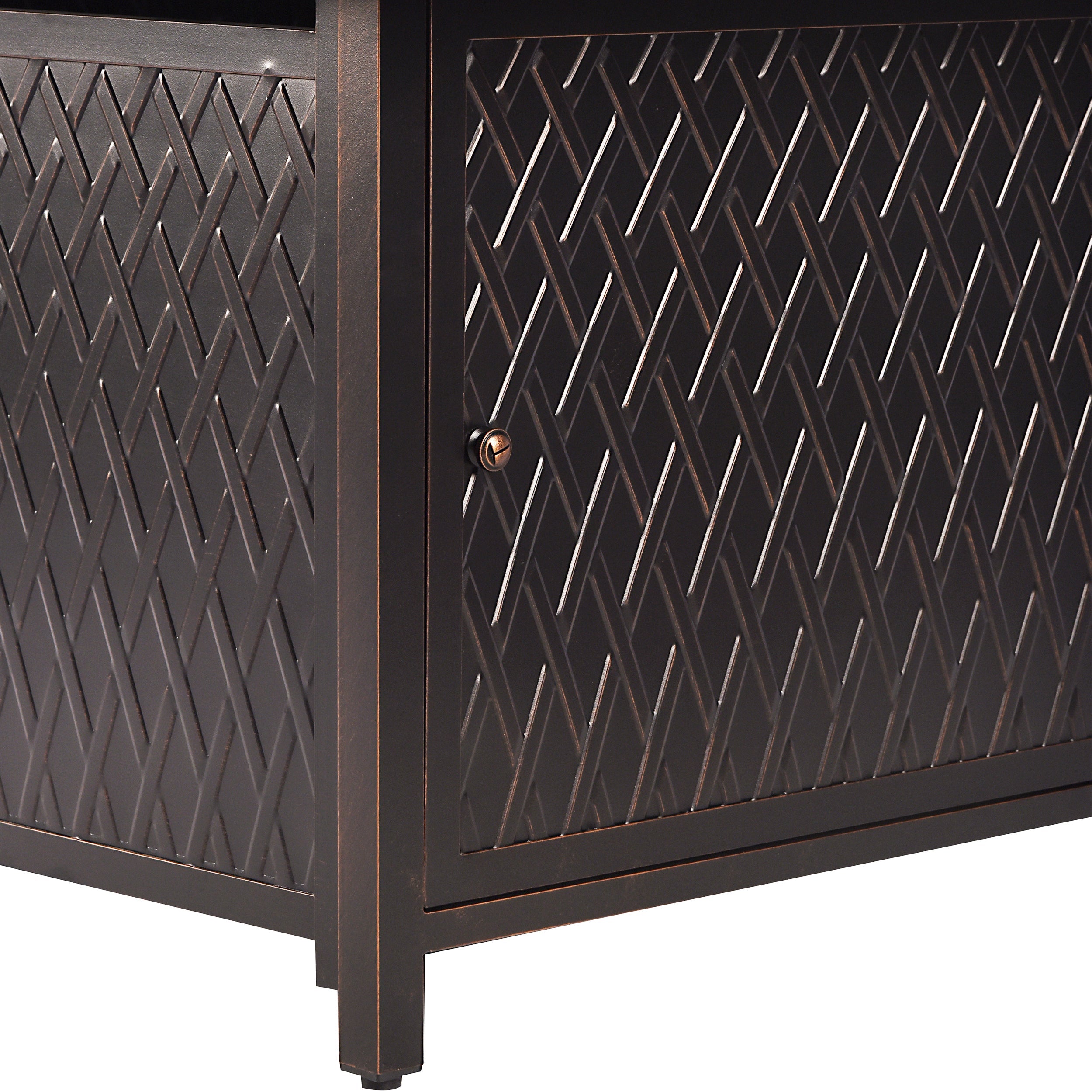 Sharicks 48-in Rectangular Propane Fire Table