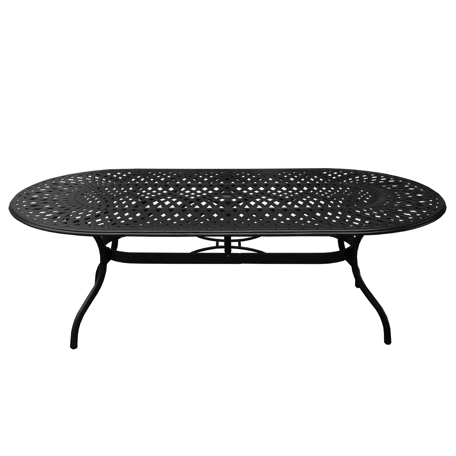 Sharicks Outdoor Large Oval Patio 9 pc Dining Set