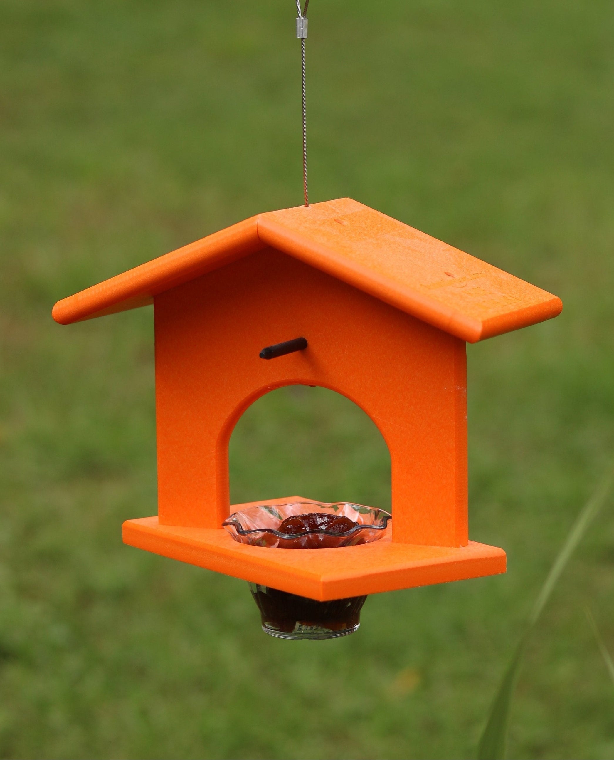 Amish-Made Oriole Jelly & Orange Bird Feeder