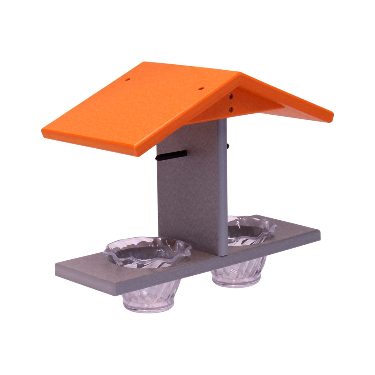 Amish-Made Double-Cup Oriole Jelly & Orange Bird Feeder