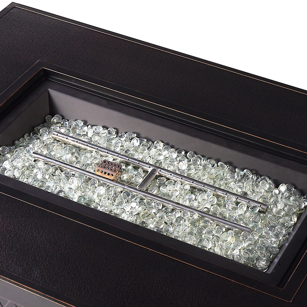 Sharicks 48-in Rectangular Propane Fire Table