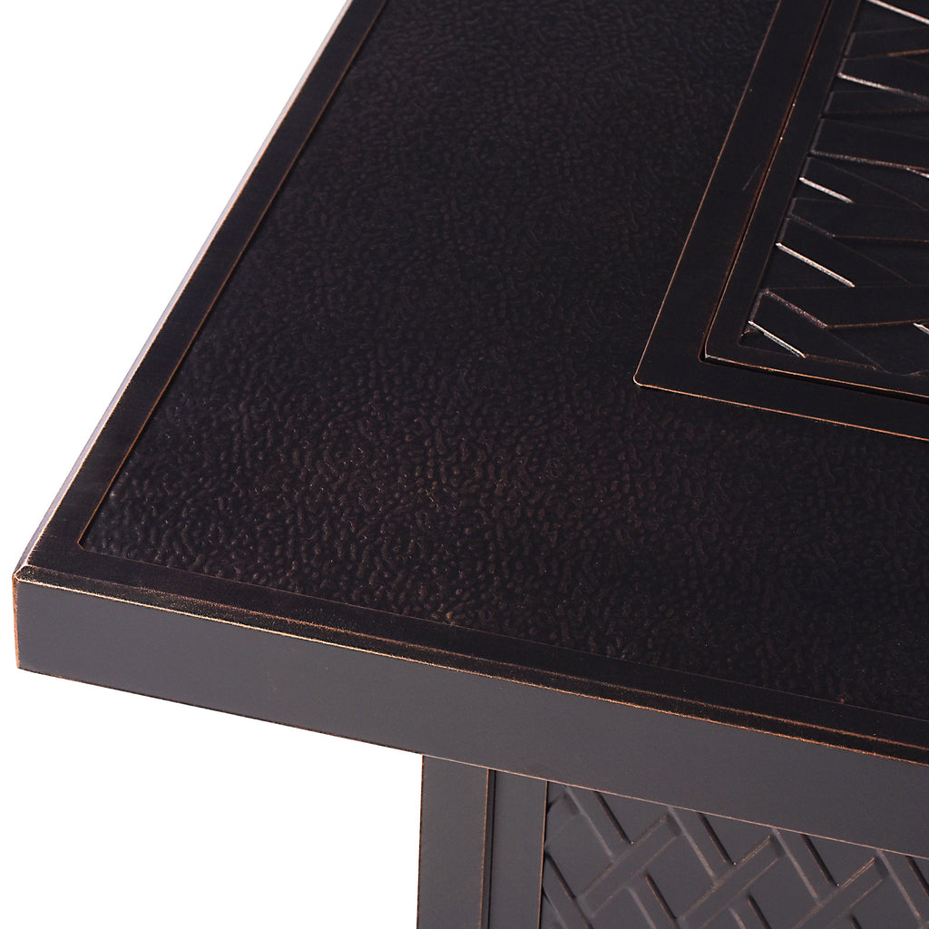 Sharicks 48-in Rectangular Propane Fire Table