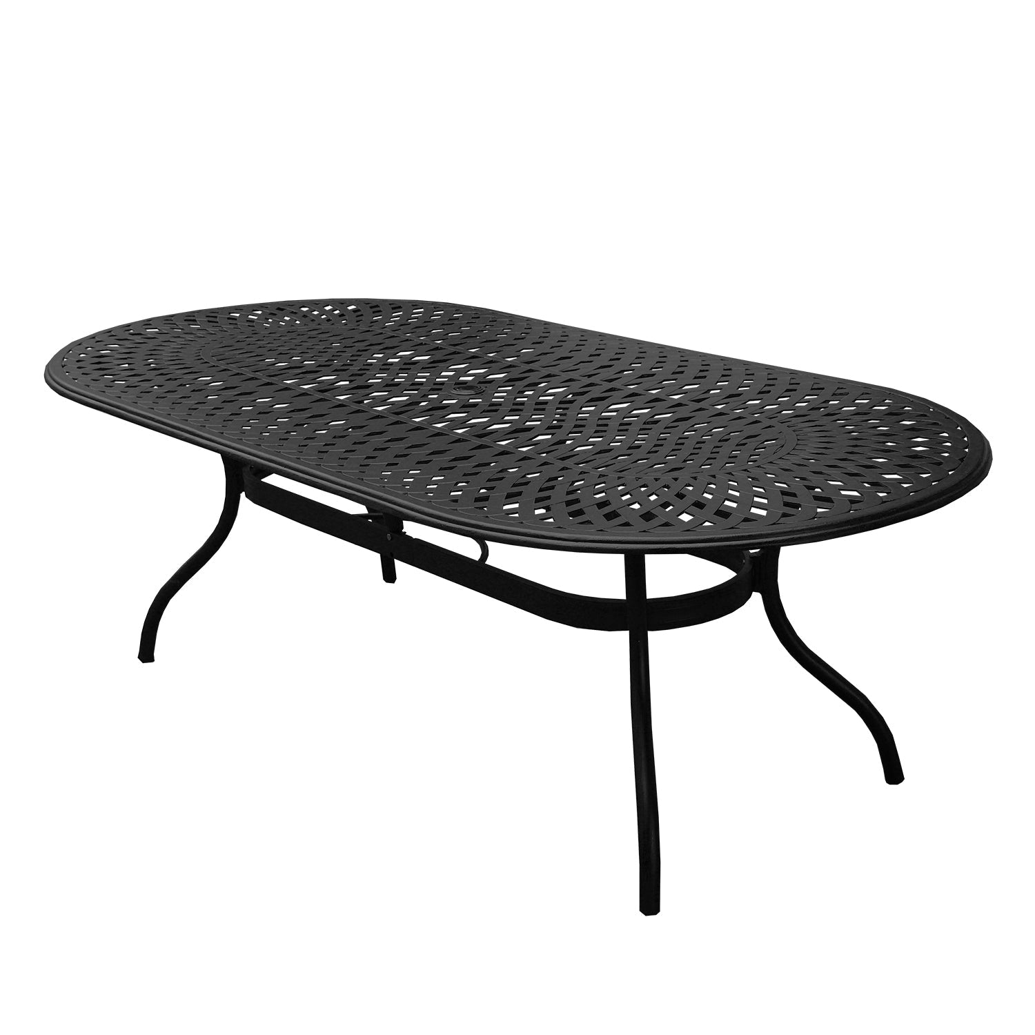 Sharicks Outdoor Large Oval Patio 9 pc Dining Set